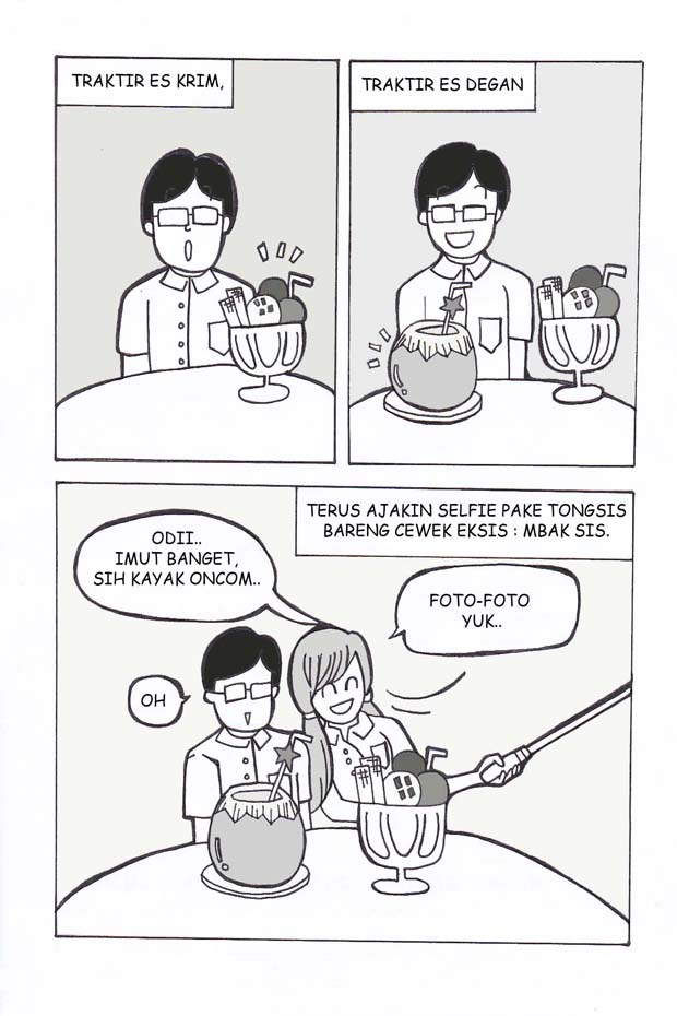 Contoh Gambar Komik Simpel Tentang Pendidikan